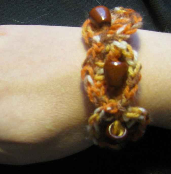 large image of art item: accessory – bracelet beads brown