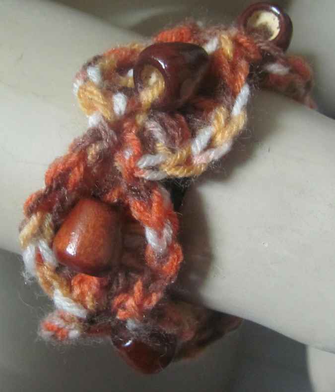 large image of art item: accessory – bracelet beads brown