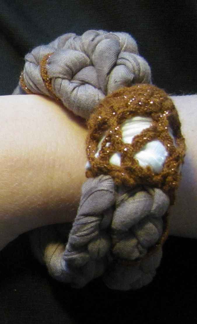 large image of art item: accessory – bracelet brown gold