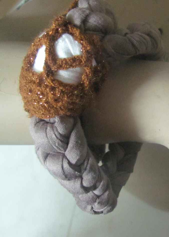 large image of art item: accessory – bracelet brown gold