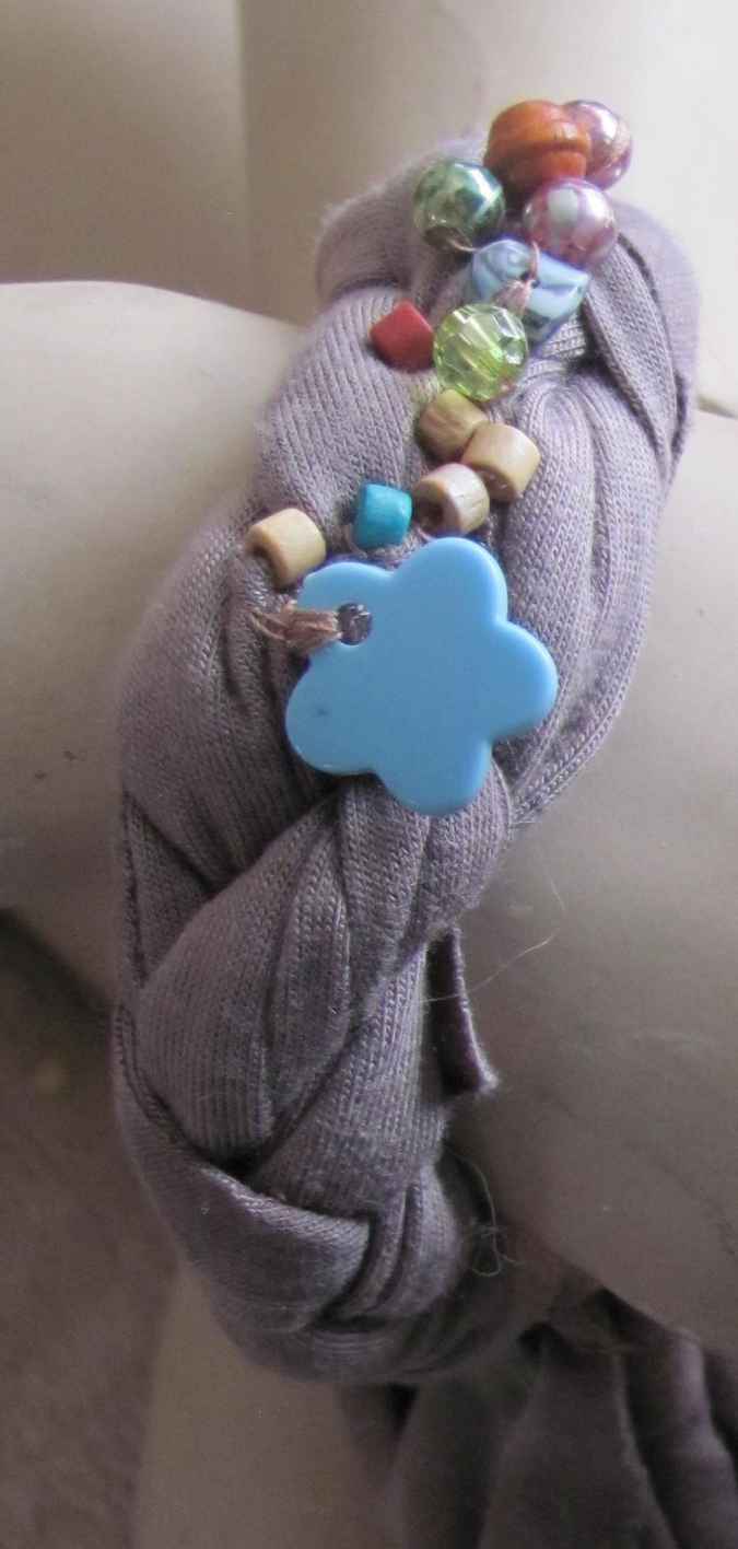 large image of art item: accessory – bracelet fabric beads