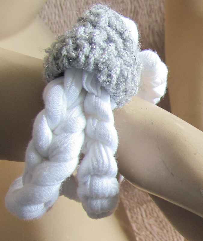 large image of art item: accessory – bracelet white cyan