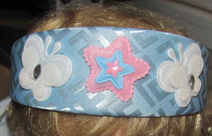 large image of art item: accessory – head decoration apples stars