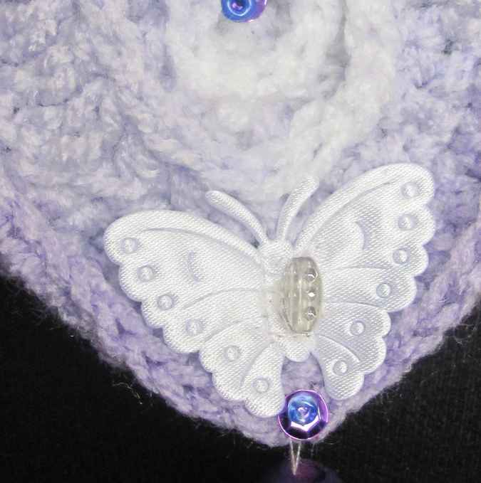large image of art item: accessory – heart purple