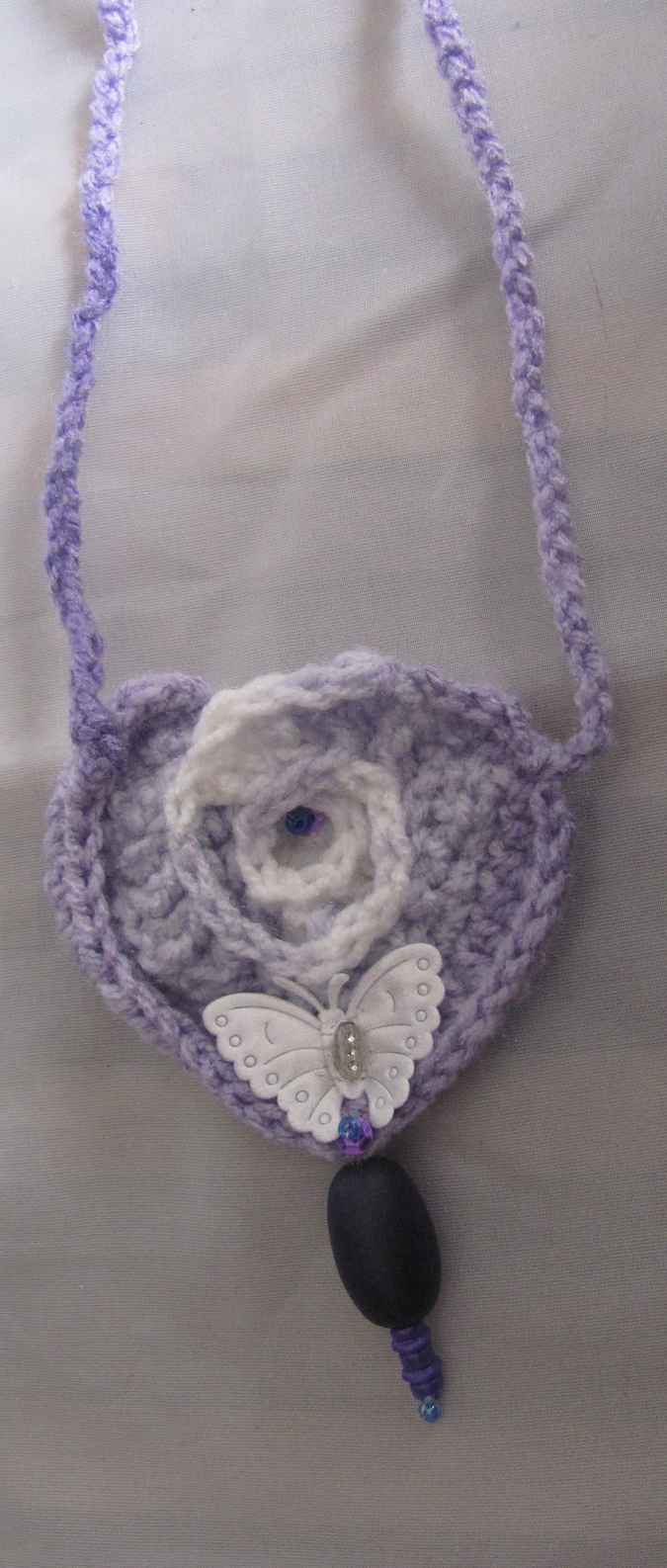 large image of art item: accessory – heart purple