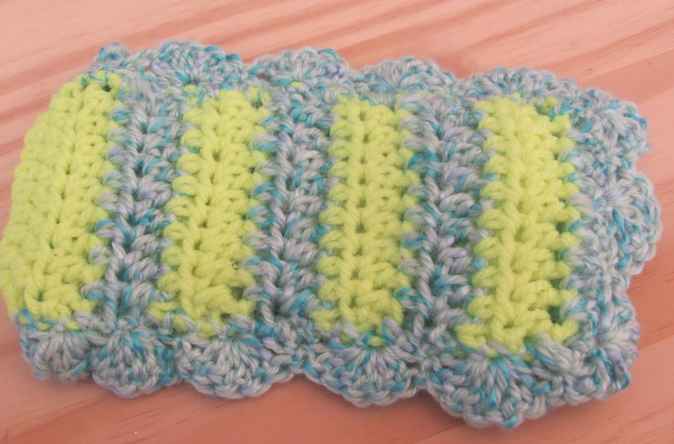 large image of art item: accessory – cell phone pocket cyan green