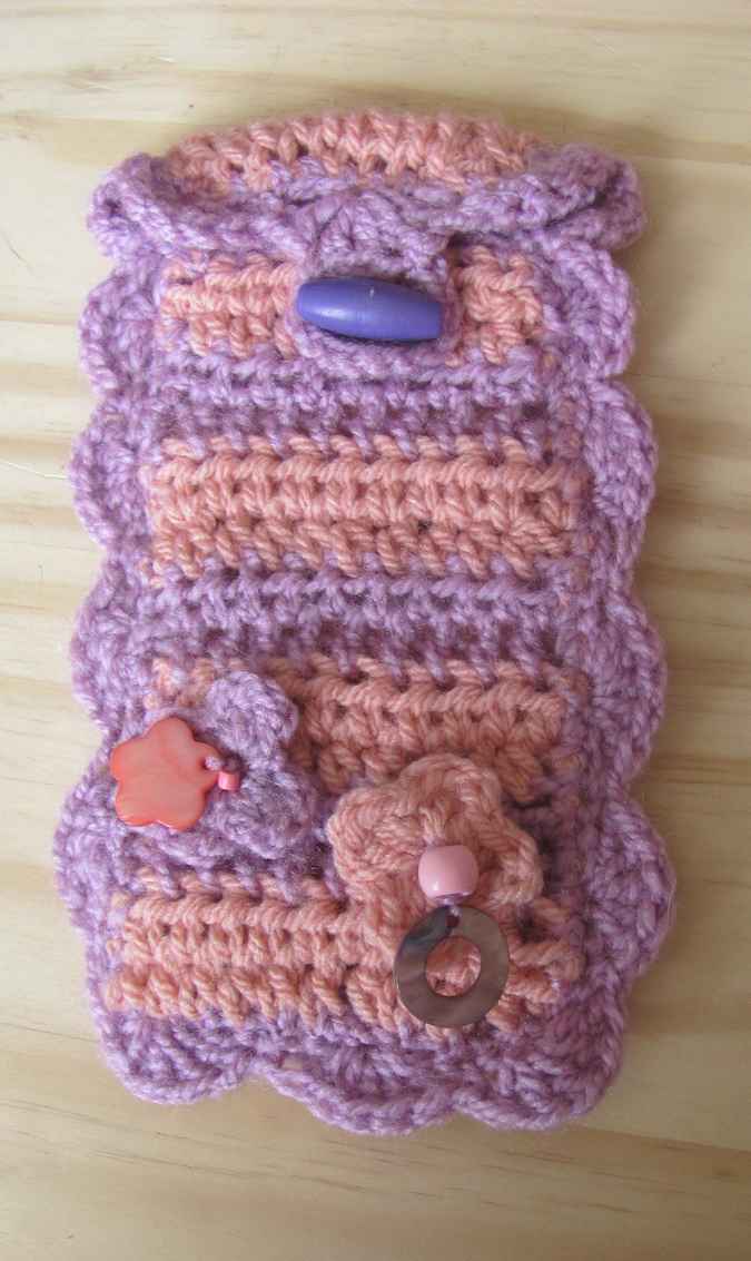 large image of art item: accessory – cell phone pocket pink