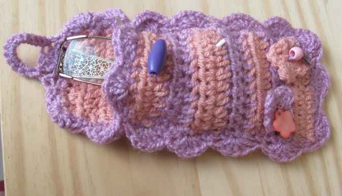large image of art item: accessory – cell phone pocket pink