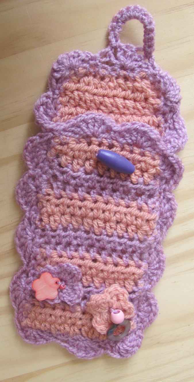 large image of art item: accessory – cell phone pocket pink