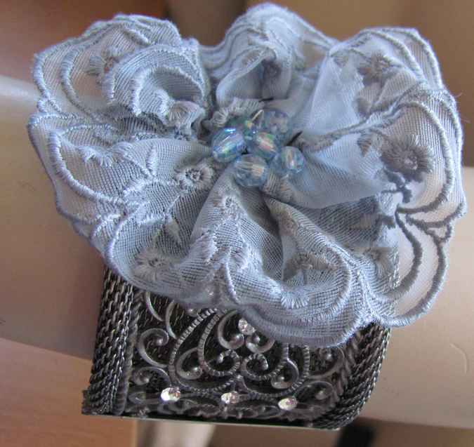 large image of art item: accessory – bracelet gray rose
