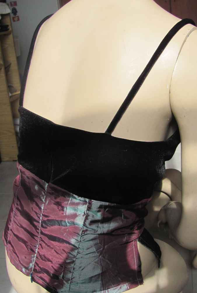 large image of art item: accessory – black vintage top