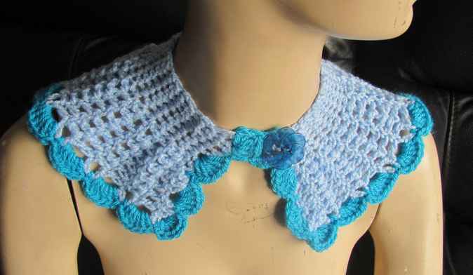 large image of art item: accessory – capeletcyan blue