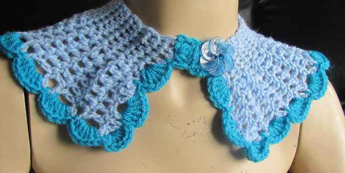 large image of art item: accessory – capeletcyan blue