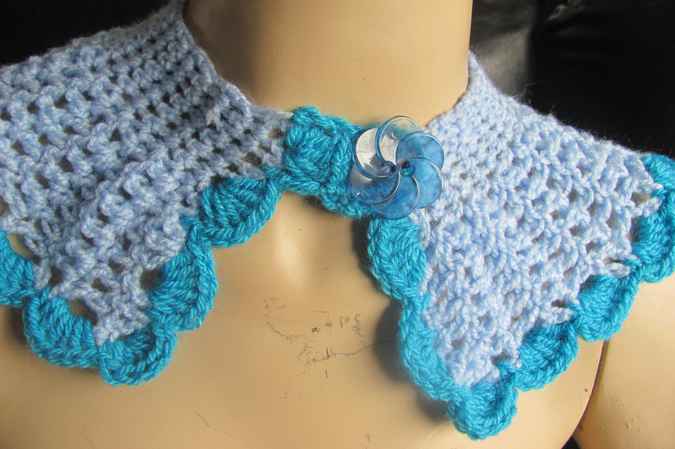 large image of art item: accessory – capeletcyan blue