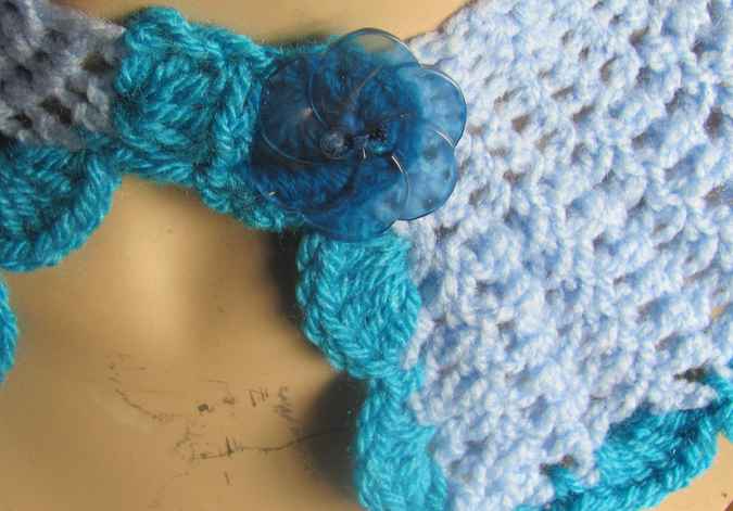 large image of art item: accessory – capeletcyan blue