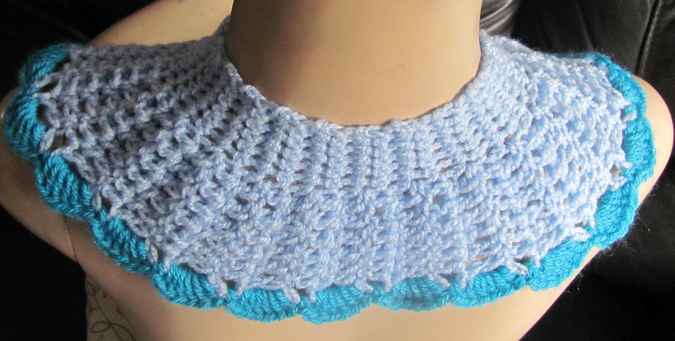 large image of art item: accessory – capeletcyan blue