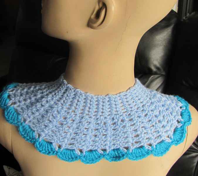 large image of art item: accessory – capeletcyan blue
