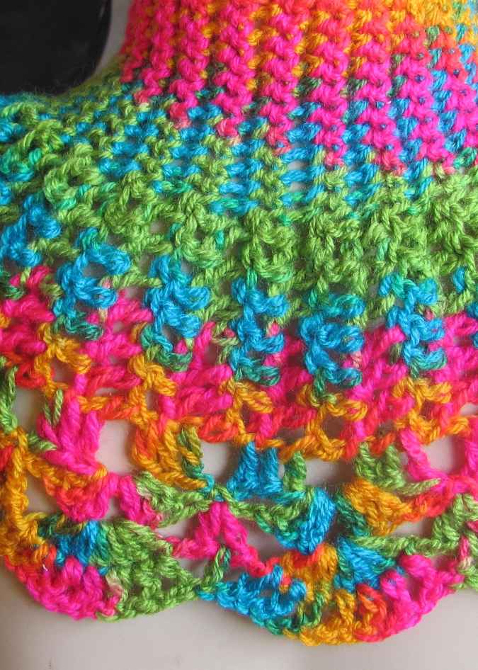 large image of art item: accessory – capeletcolorful