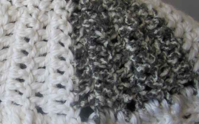 large image of art item: accessory – capeletblack white