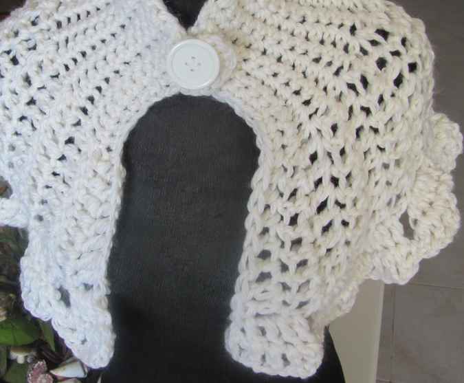 large image of art item: accessory – capeletnetwork white