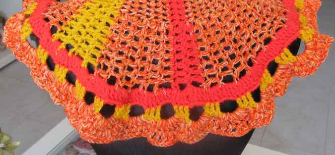 large image of art item: accessory – capeletorange