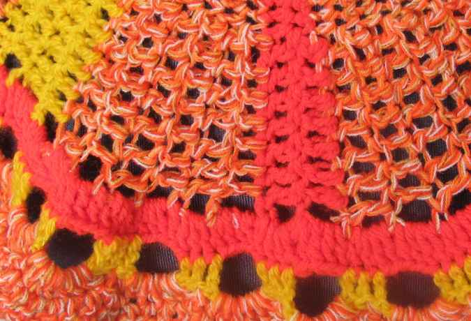 large image of art item: accessory – capeletorange