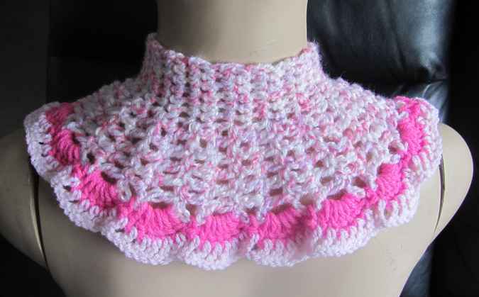 large image of art item: accessory – capeletpink purple