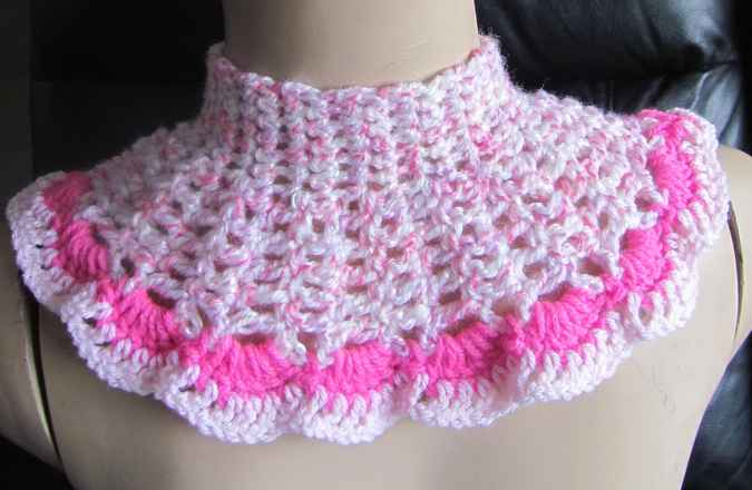 large image of art item: accessory – capeletpink purple