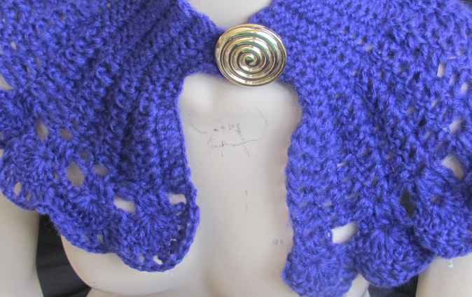 large image of art item: accessory – capeletpurple