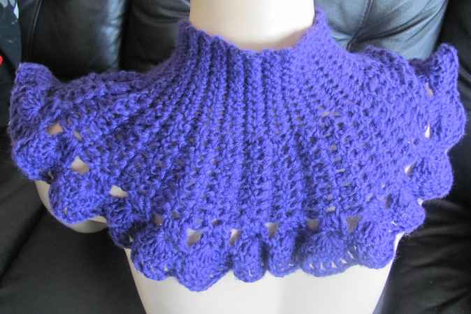 large image of art item: accessory – capeletpurple