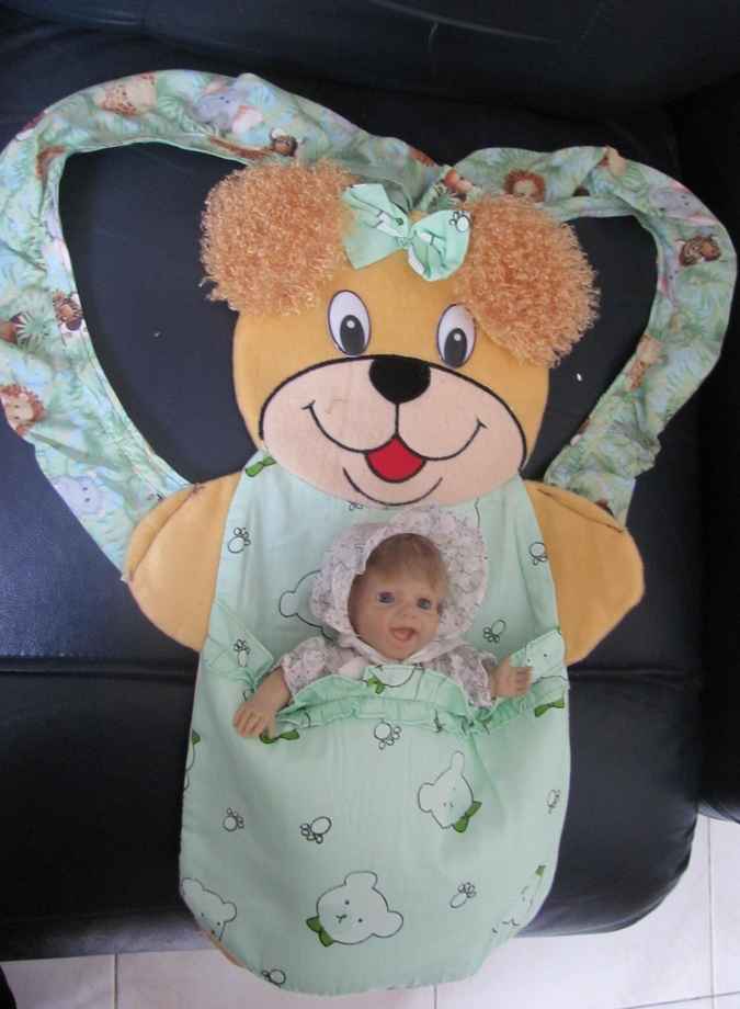 large image of art item: accessory – teddybear baby holder vest
