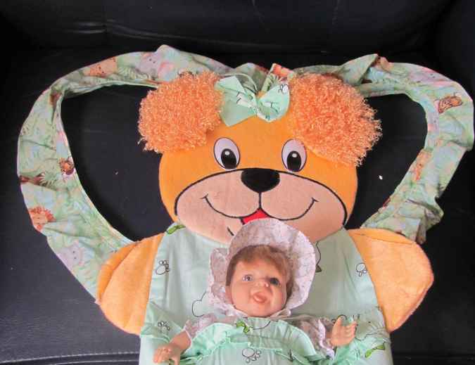 large image of art item: accessory – teddybear baby holder vest