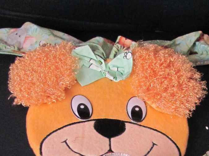 large image of art item: accessory – teddybear baby holder vest