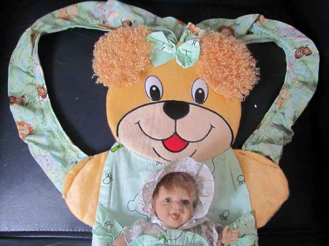 large image of art item: accessory – teddybear baby holder vest