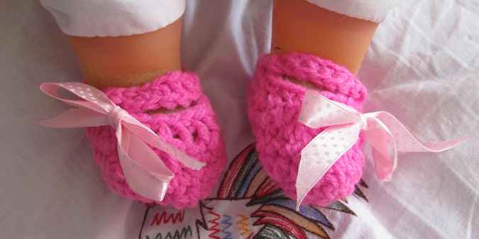 large image of art item: accessory – baby shoes