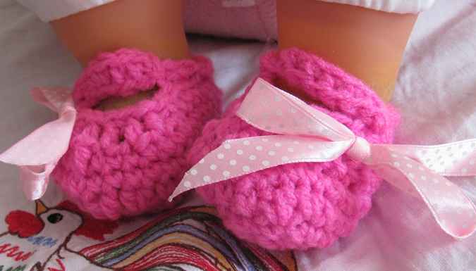 large image of art item: accessory – baby shoes