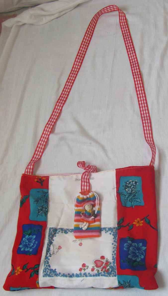 large image of art item: bag – doll crochet