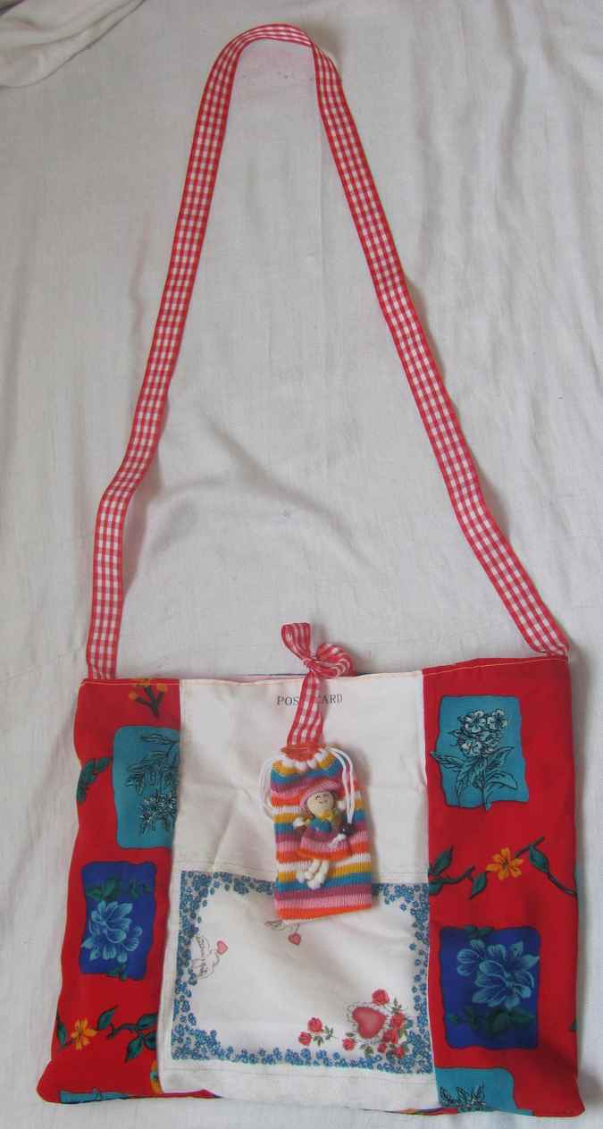 large image of art item: bag – doll crochet