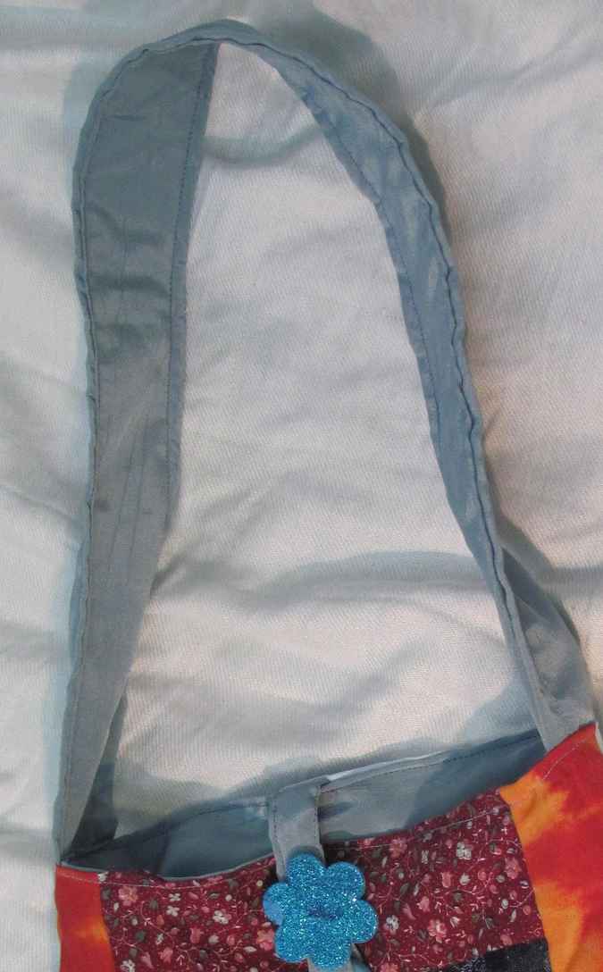 large image of art item: bag – dolphin blue