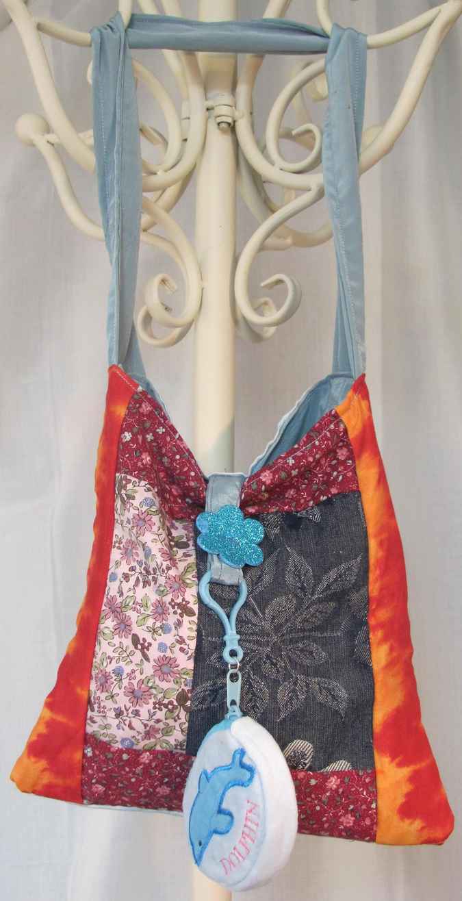 large image of art item: bag – dolphin blue