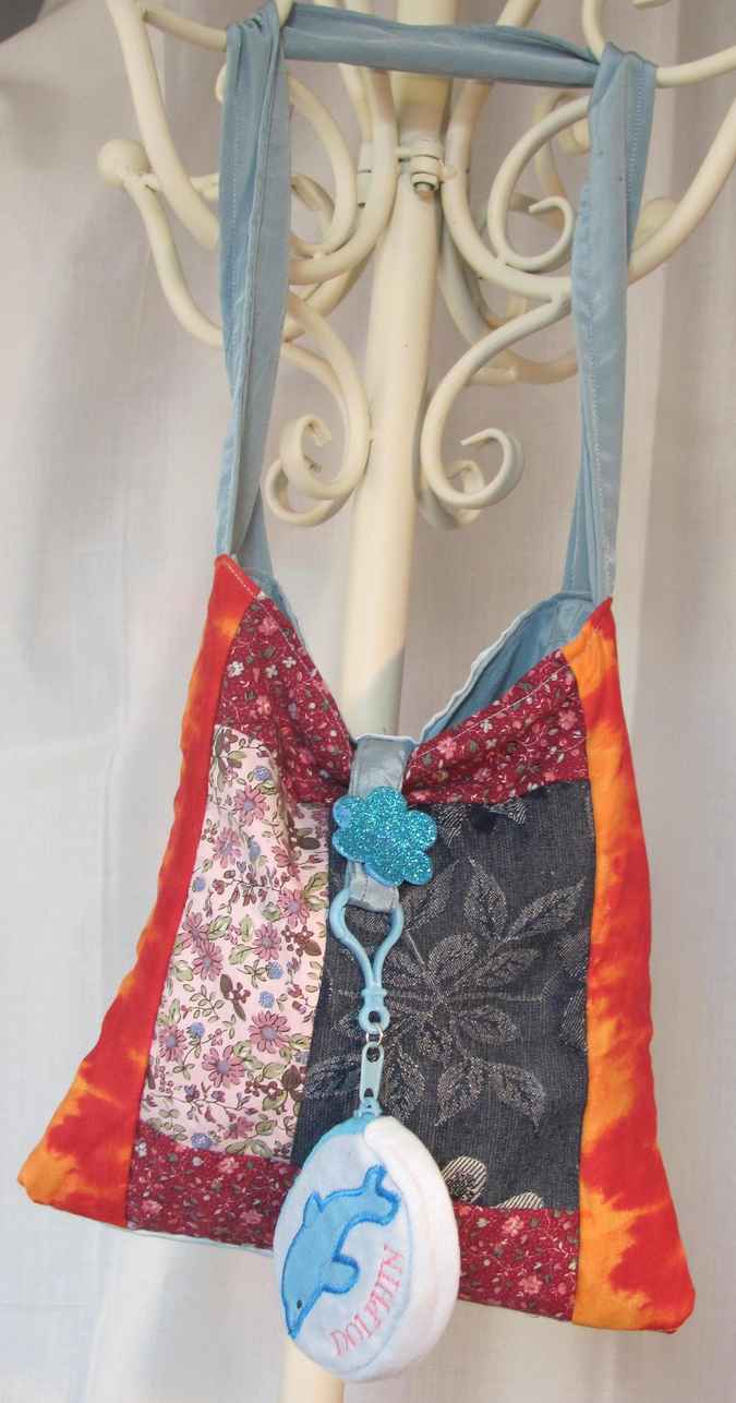 large image of art item: bag – dolphin blue