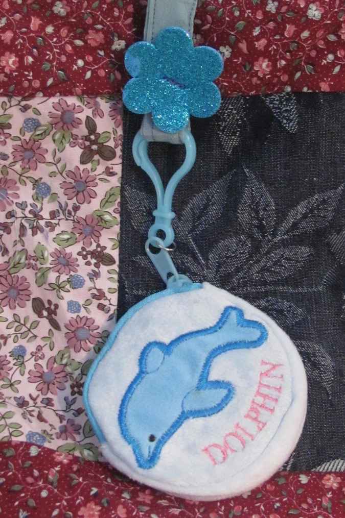 large image of art item: bag – dolphin blue
