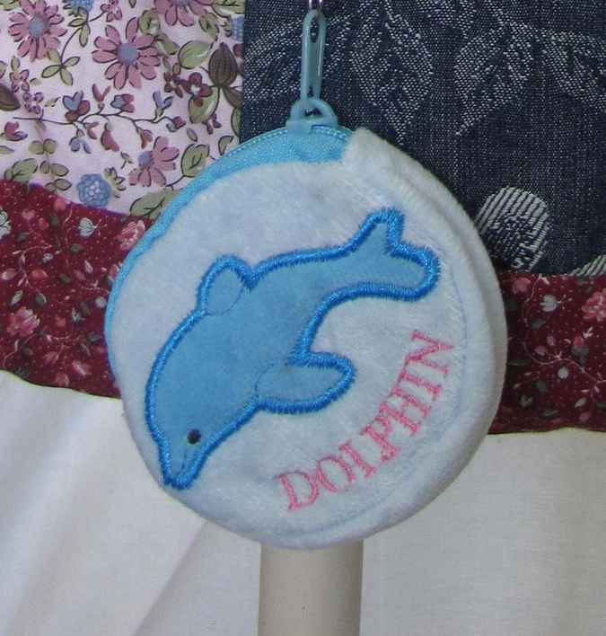 large image of art item: bag – dolphin blue