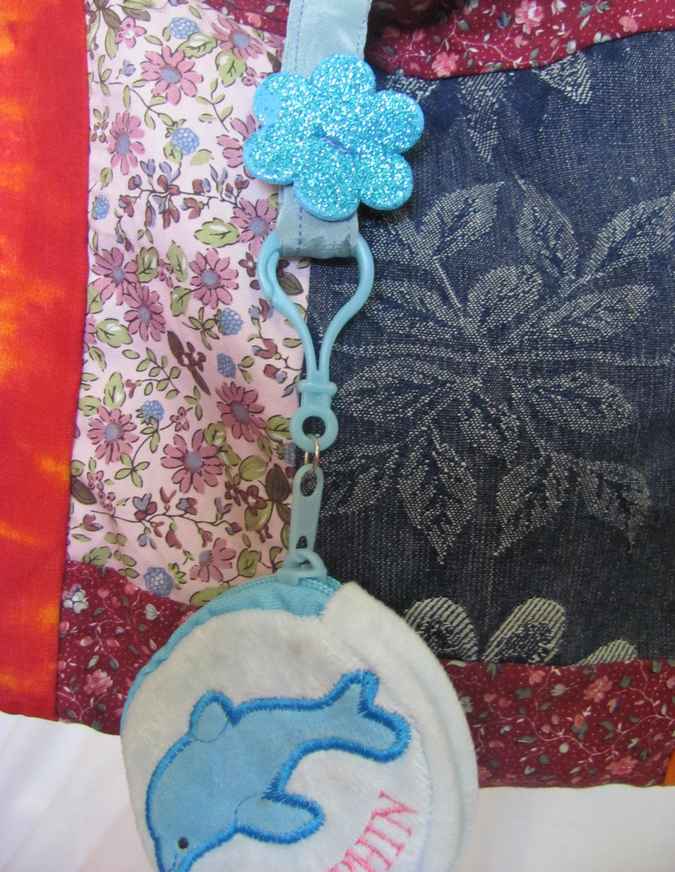 large image of art item: bag – dolphin blue
