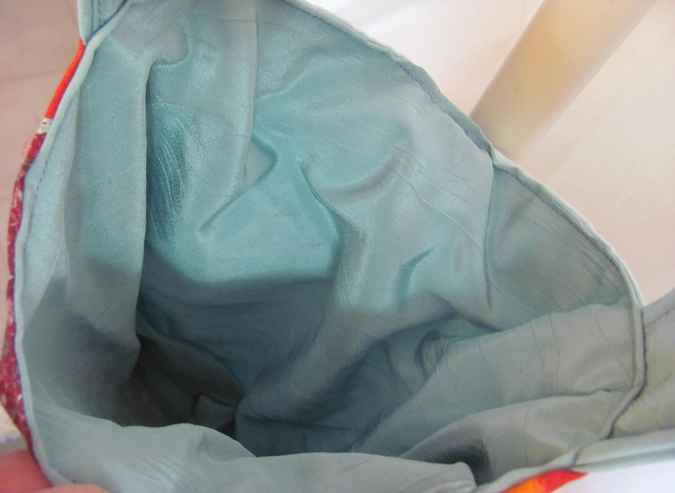 large image of art item: bag – dolphin blue
