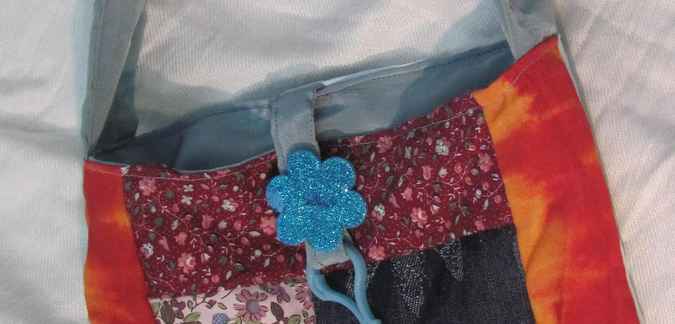 large image of art item: bag – dolphin blue