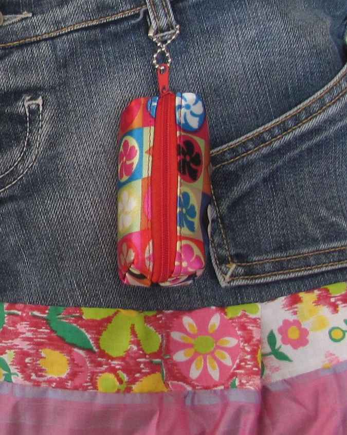 large image of art item: bag – jeans quilt halfhalf