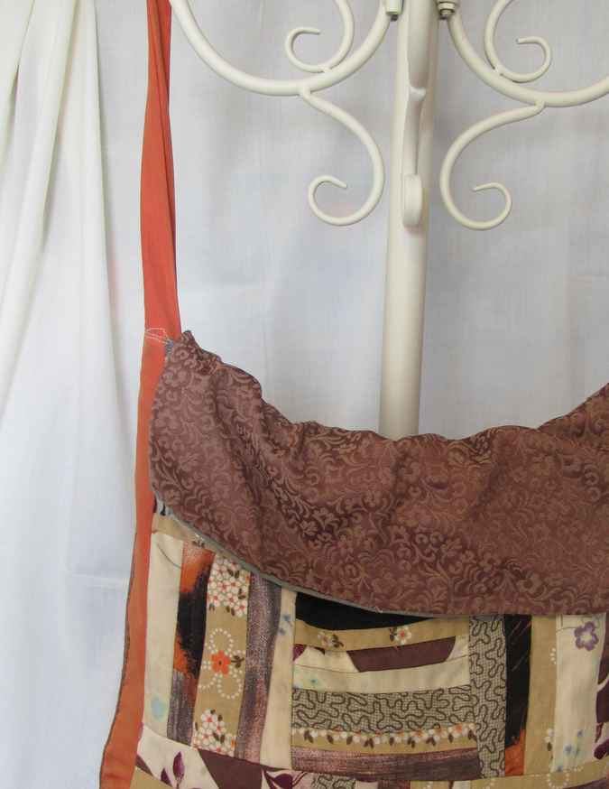 large image of art item: bag – orange brown