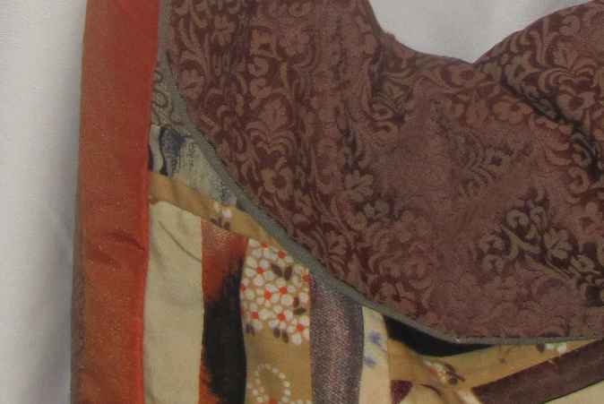 large image of art item: bag – orange brown