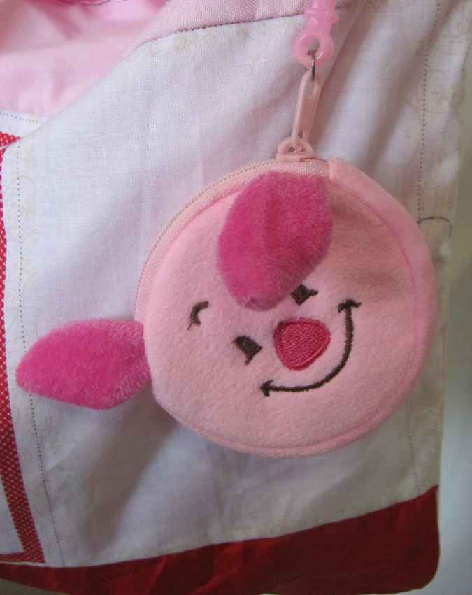 large image of art item: bag – porky pink white red